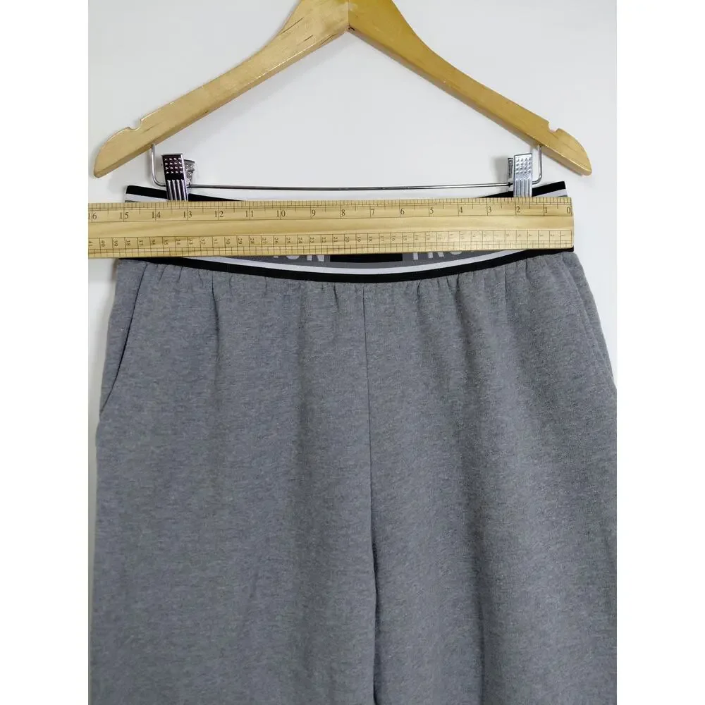 True Religion Gray Knit Tapered Elastic Jogger Pants See Measurements